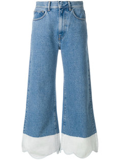 джинсы с контрастным дизайном Ssheena