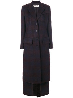 длинное пальто на пуговицах Aalto