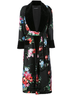пальто с цветочным принтом Dolce & Gabbana