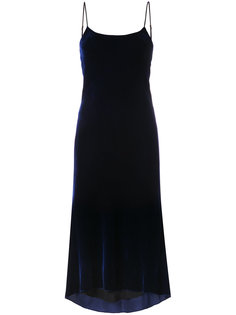 velvet bias dress Tibi