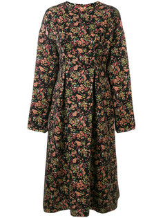 жаккардовое платье-миди с цветочным узором 08Sircus