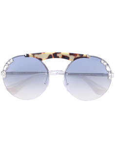 Купить женские круглые очки Prada Eyewear в интернет-магазине | Snik.co