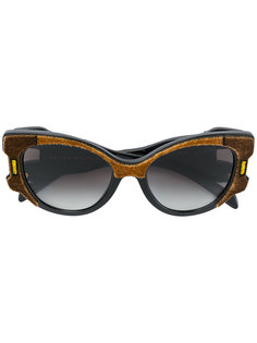 объемные солнцезащитные очки Prada Eyewear