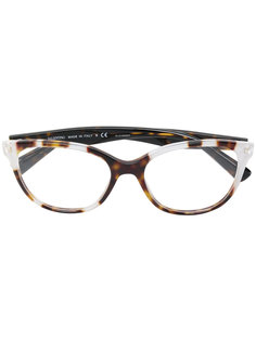 объемные очки с эффектом черепашьего панциря Valentino Eyewear