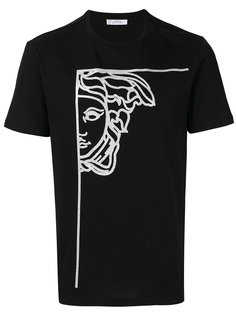 футболка с вышивкой Medusa  Versace Collection