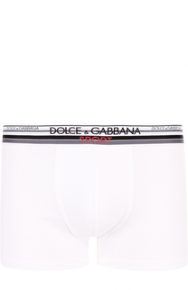 Хлопковые боксеры с широкой резинкой Dolce &amp; Gabbana