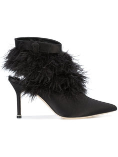 feather-trimmed Oterala pumps Manolo Blahnik