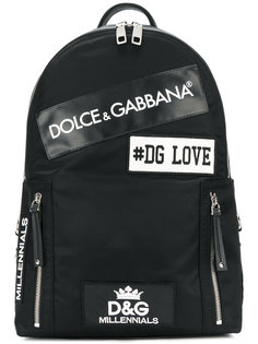 рюкзак с заплатками Dolce & Gabbana