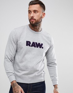 Свитшот с аппликацией G-Star Raw - Серый