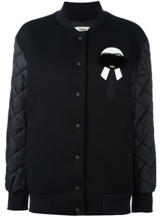куртка со стегаными рукавами  Fendi