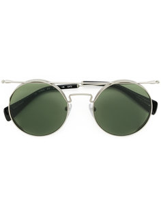 круглые солнцезащитные очки с затемненными линзами Yohji Yamamoto