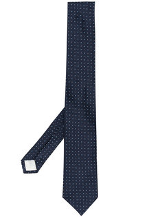 галстук с вышивкой в горох Prada