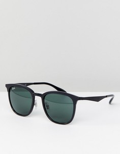 Черные квадратные солнцезащитные очки Ray-Ban 0RB4278 - 51 мм - Черный