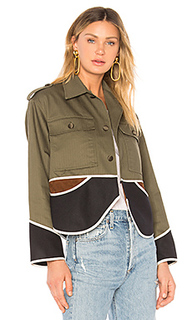 Куртка vintage cropped olive drab - Harvey Faircloth