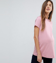 Футболка с круглым вырезом ASOS MATERNITY Ultimate - Розовый