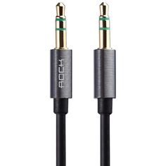 Аксессуар Rock AUX 3.5mm Audio Cable 2m RAU0509 Space Grey