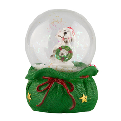 Снежный шар Собачка `ARTS` зеленый