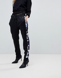 Спортивные штаны с геометрическим принтом Versace Jeans - Черный