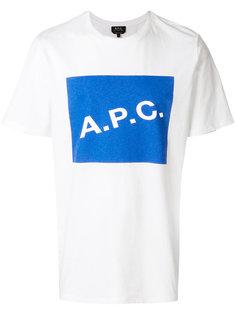 футболка с логотипом A.P.C.