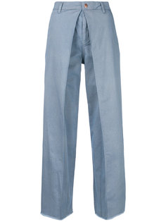 джинсы со складками Aalto