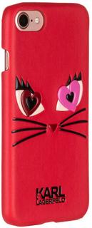 Клип-кейс Клип-кейс Karl Lagerfeld Choupette In Love 2 для Apple iPhone 7/8 (красный)