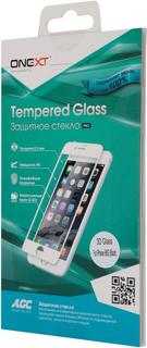 Защитное стекло Onext 3D Glass для iPhone 6/6S черная рамка (глянцевое)