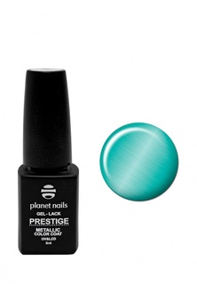 Гель-лак для ногтей Planet Nails "PRESTIGE METALLIC" - 104, 8 мл темная бирюза