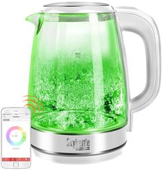 Чайник электрический REDMOND RK-G201S SkyKettle, 2200Вт, белый