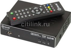 Ресивер DVB-T2 D-COLOR DC1501HD, черный