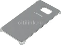 Чехол (клип-кейс) SAMSUNG Glossy Cover, для Samsung Galaxy S6 Edge Plus, серебристый [ef-qg928msegru]