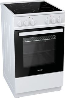 Электрическая плита GORENJE EC5112WG-B, стеклокерамика, белый