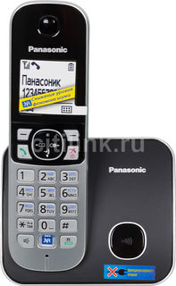 Радиотелефон PANASONIC KX-TG6811RUB, черный