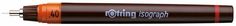 Рапидограф Rotring 1903239 0.4мм съемный пишущий узел/сменный картридж