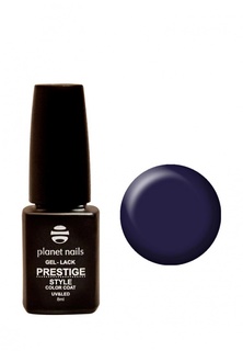 Гель-лак для ногтей Planet Nails "PRESTIGE STYLE" - 411, 8 мл фиолетовый антрацит