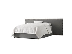 Мягкая кровать falcon platform 200*200 (myfurnish) серый 255x100x215 см.