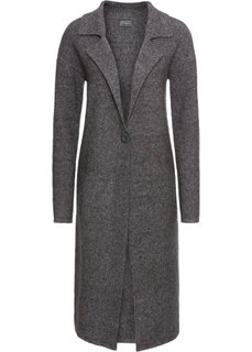 Пальто вязаное (темно-серый меланж) Bonprix