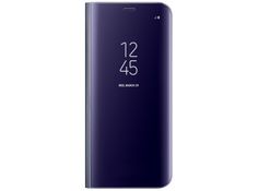Чехол (флип-кейс) SAMSUNG Clear View Standing Cover, для Samsung Galaxy S8+, фиолетовый [ef-zg955cvegru]