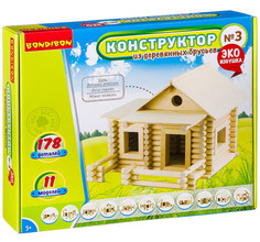 Конструктор Bondibon Конструктор из деревянных брусьев №3 BB2603