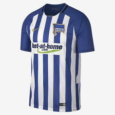 Мужское футбольное джерси 2017/18 Hertha BSC Stadium Home Nike