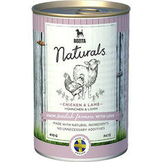 Консервы BOZITA Naturals Chicken & Lamb паштет с курицей и ягненком для собак 410г (5145)