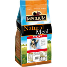 Сухой корм MEGLIUM Natural Meal Dog Adult Sport для активных собак 15кг (MS0215)