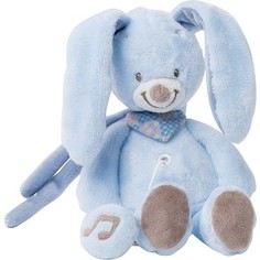 Игрушка мягкая Nattou Musical Soft toy MINI Alex & Bibiou музыкальная Кролик 321068