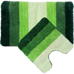 Набор ковриков для ванной IDDIS Green Gradiente 50x80 и 50x50 см (552M580i13)
