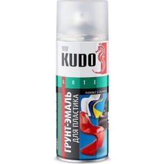 Грунт-эмаль аэрозоль KUDO для пластика RAL 6005 зеленая 520мл. (12)ku-6008