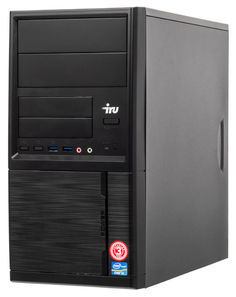 Компьютер IRU Office 510, Intel Core i5 7400, DDR4 4Гб, 1Тб, Intel HD Graphics 630, Windows 10 Home, черный [485586]
