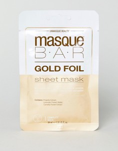 Золотистая маска-салфетка с успокаивающим эффектом MasqueBAR - Золотой
