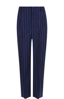 Укороченные шерстяные брюки в полоску Ralph Lauren