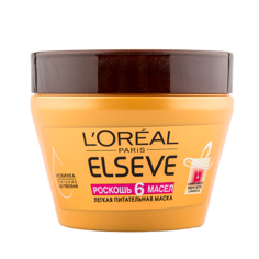 Маска для волос `LOREAL` `ELSEVE` РОСКОШЬ 6 МАСЕЛ питательная 300 мл LOreal