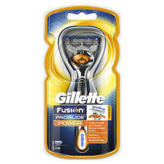Станок для бритья `GILLETTE` `FUSION` PROGLIDE FLEXBALL Power с 1 сменной кассетой