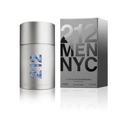 Туалетная вода `CAROLINA HERRERA` 212 NYC MEN (муж) 50 мл            а/п 8411061341704